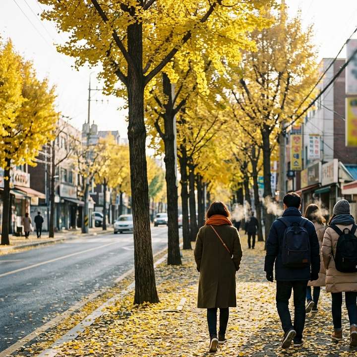 韓国の11月の服装｜東京より5℃低く、上旬と下旬でまるで別の月です