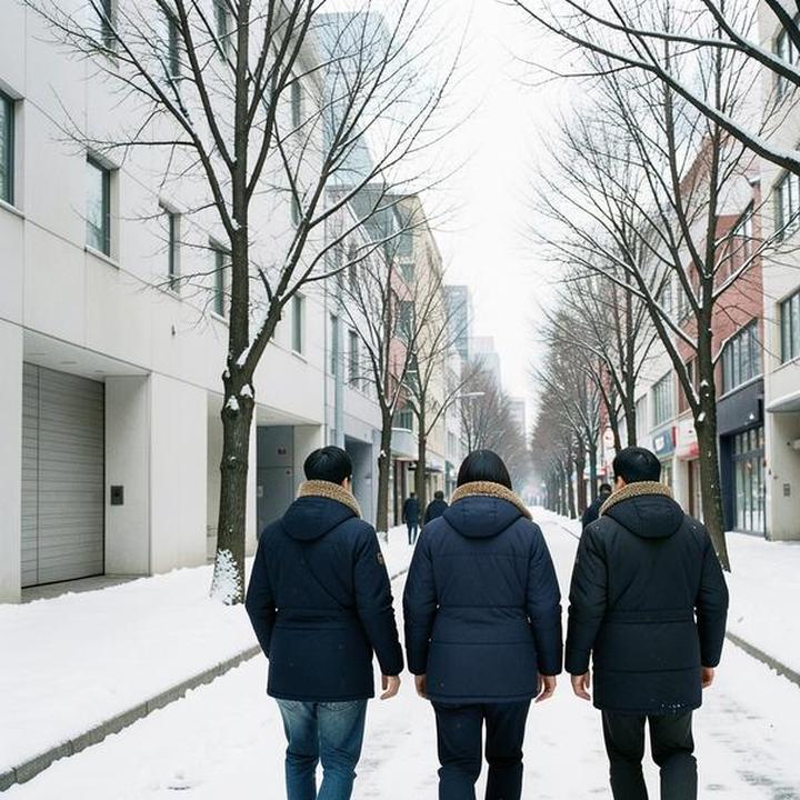 韓国の12月の服装｜東京より7℃低く、下旬はもう1月の寒さです