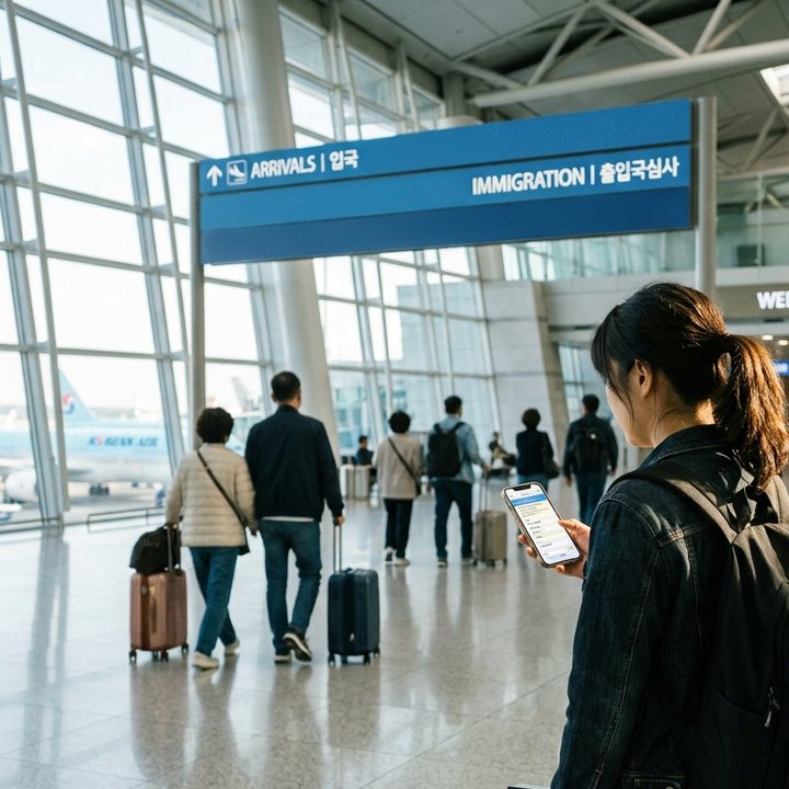 韓国の入国カードの書き方｜日本人は「K-ETA免除」でも提出対象です
